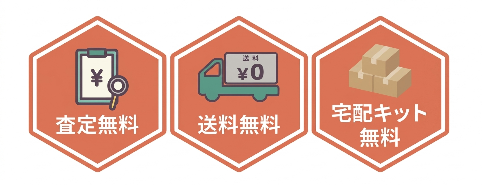 査定無料 送料無料 宅配キット無料