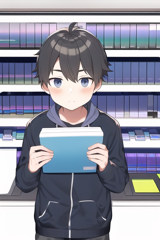ゲームを買うのが少し恥ずかしい男性