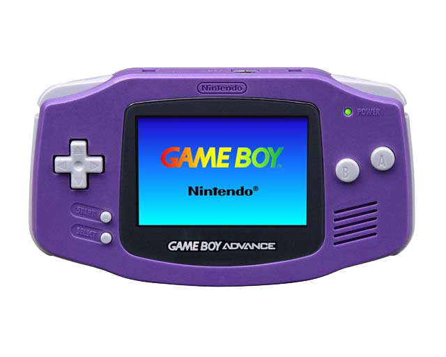 ゲームボーイアドバンス本体パープルカラー