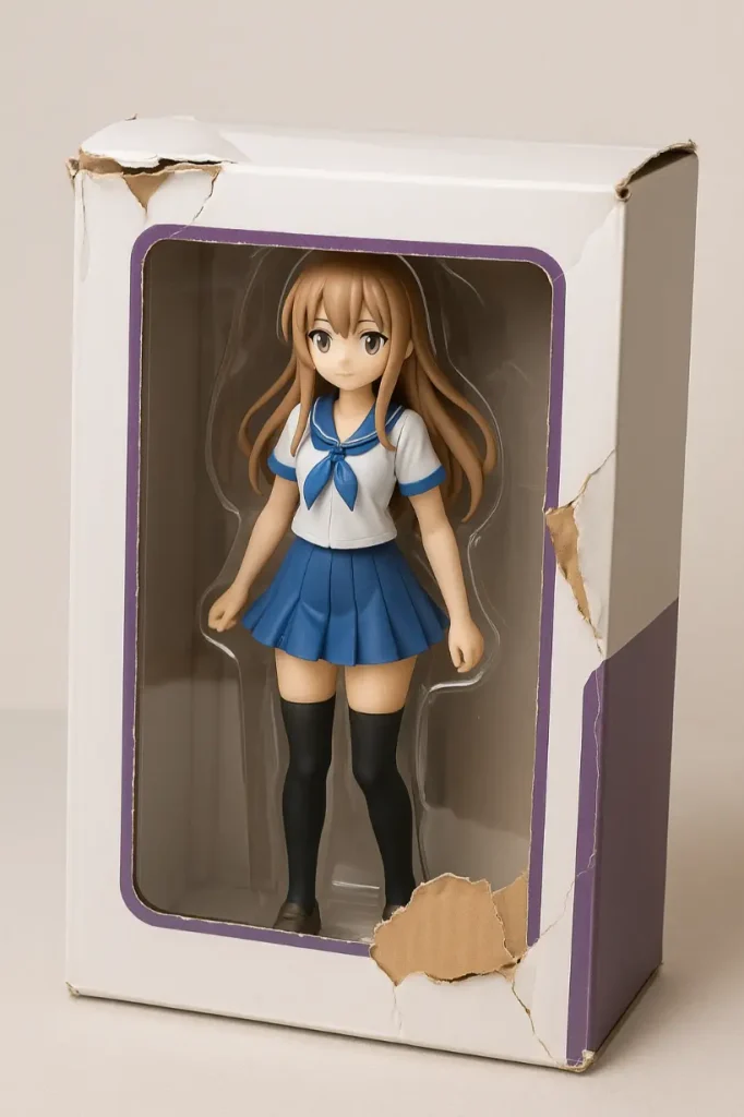 フィギュアの箱が大きく破損している